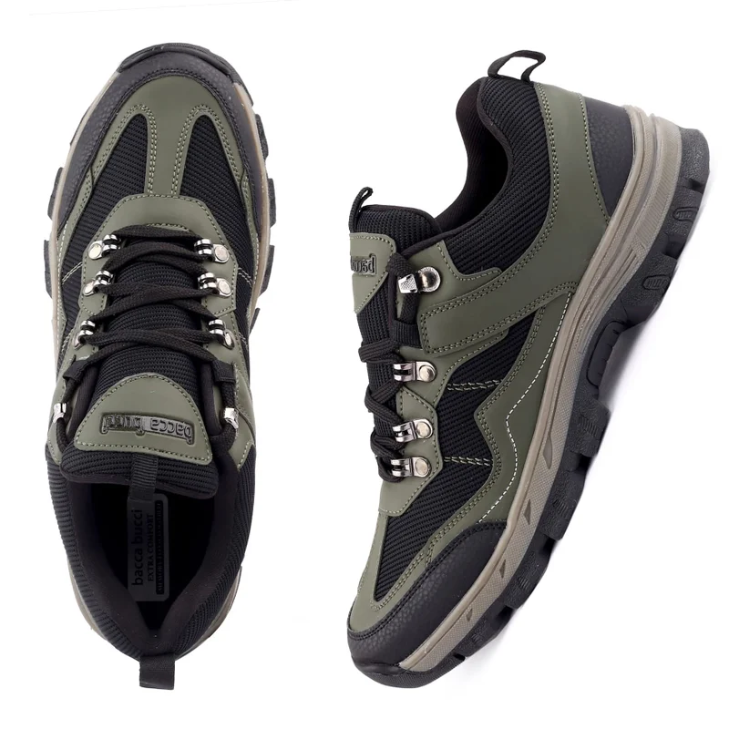 Bacca Bucci Olive Osprey Waterproof Trail and Hiking Shoes for Men | Best Price UAE